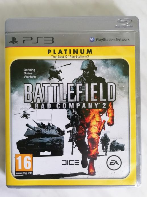 Battlefield3, 4,i Bad Company2 platinium