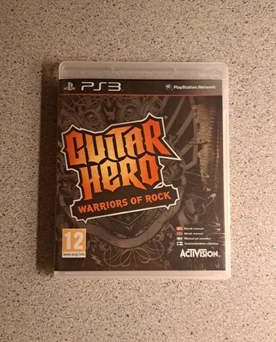 Guitar hero warriors of store rock guitar ps3