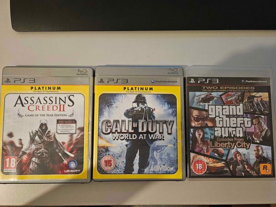 PS3 igre, 3 za 10€