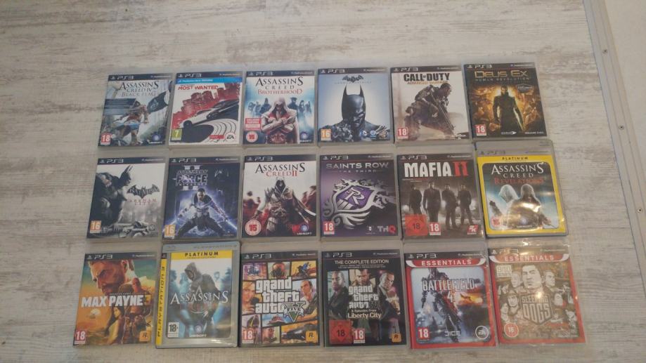 Sony Playstation 3, PS3 igre