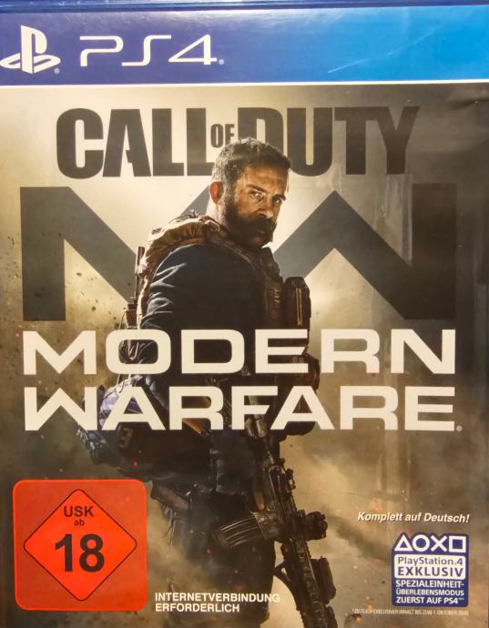 CALL OF DUTY MODERN WARFARE PS4