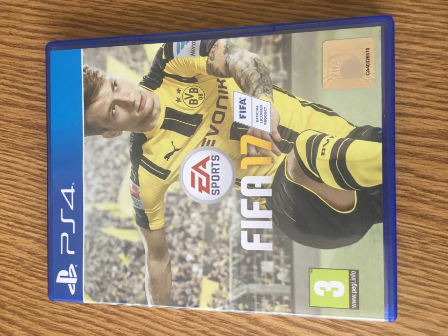 Сколько весит fifa 17 на ps4