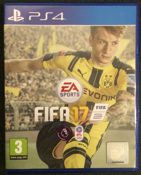 Сколько стоит fifa 17 на ps4