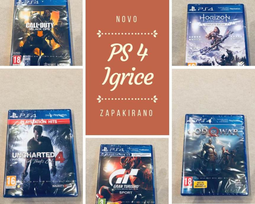 NOVO!! Igrice za PS4