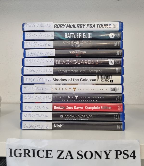 Igrice za Sony Ps4