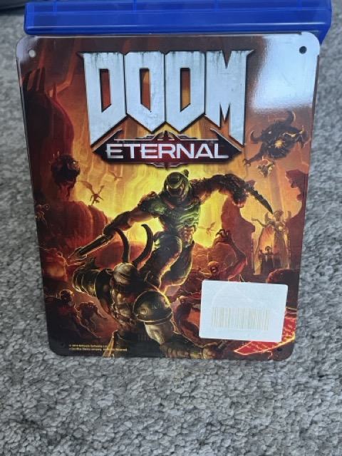 PS4 Doom Eternal s metalnim coverom