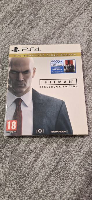 PS4 Hitman The Complete First Season steelbook