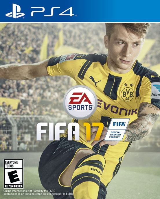 Сколько весит fifa 17 на ps4