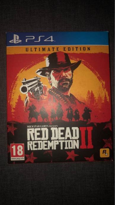 Red Dead Redemption 2 ULTIMATE EDITION steelbook ps4