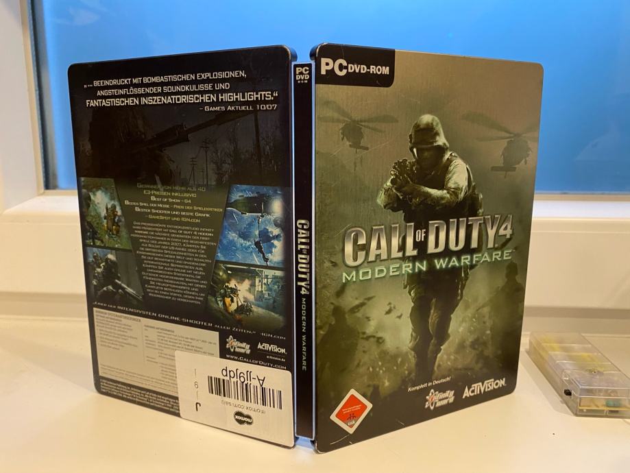 Vrlo rijetki Call of Duty 4 Modern Warfare steelbook