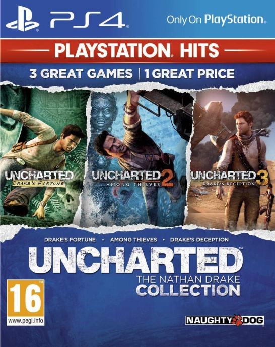 UNCHARTED THE NATION DRAKE COLLECTION TRILOGY ***24RATE***R1!