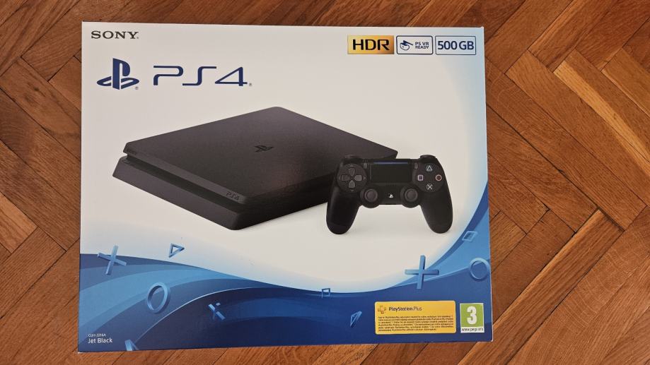 PlayStation 4 - neotvoren, novi + 4 igrice