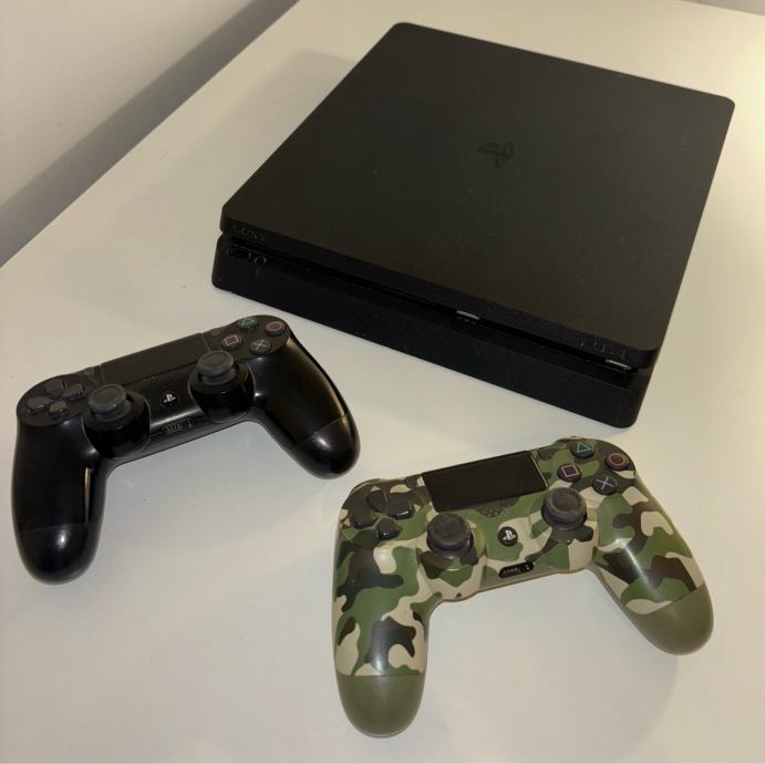 Playstation 4 Slim 500GB + 2 Joysticka