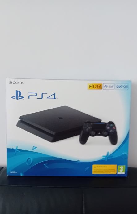 PS4 500 GB NOV + 7 IGRICA, RAČUN, GARANCIJA