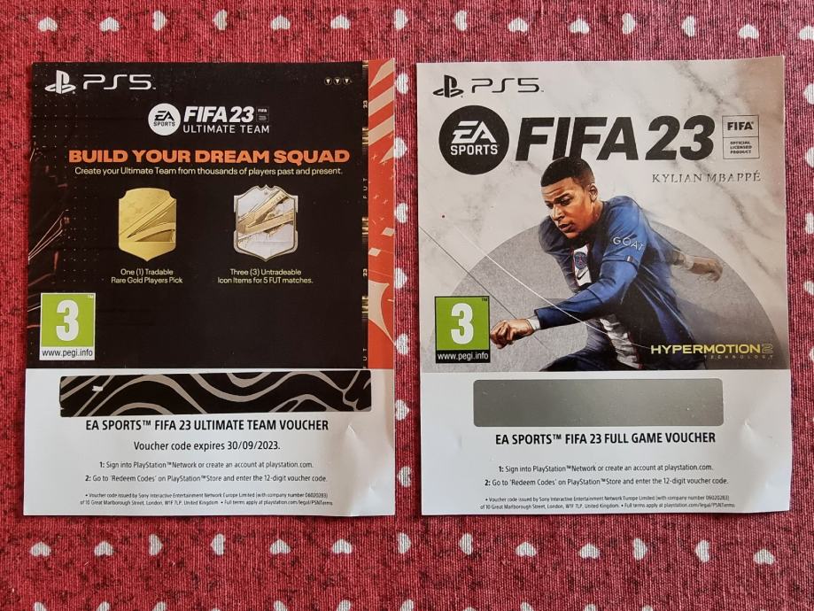 FIFA 23 (Full Game - Digitalni Voucher) + Ultimate Team (Voucher)