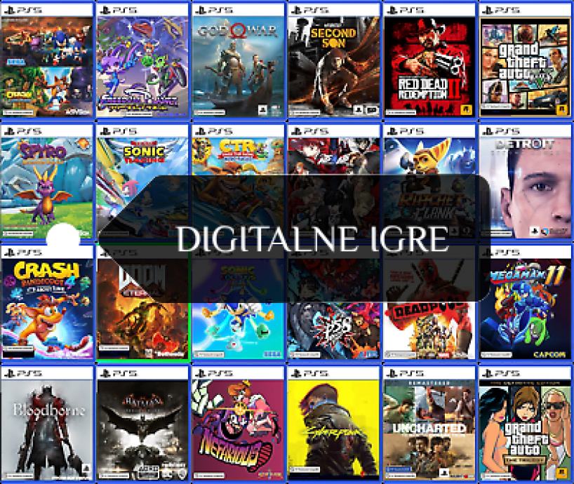 PS5 Digitalne igre