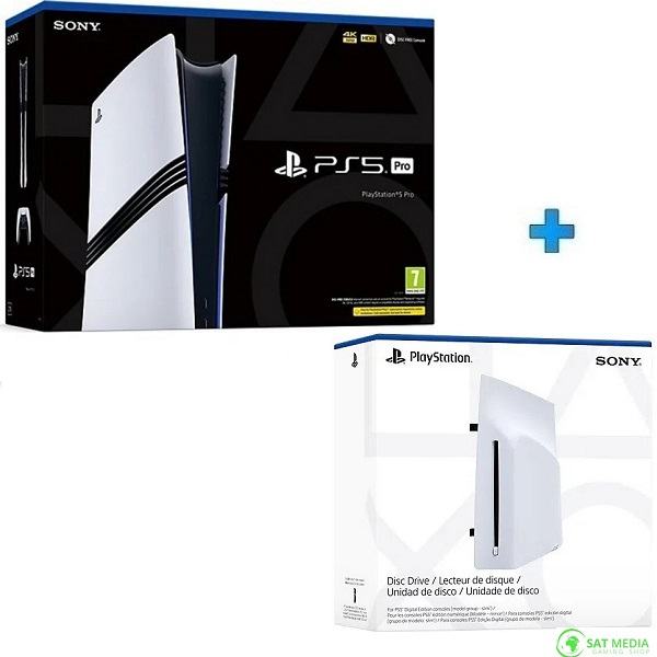 PlayStation 5 Pro konzola 2TB+PS5 Disc Drive,novo u trgovini,račun,gar