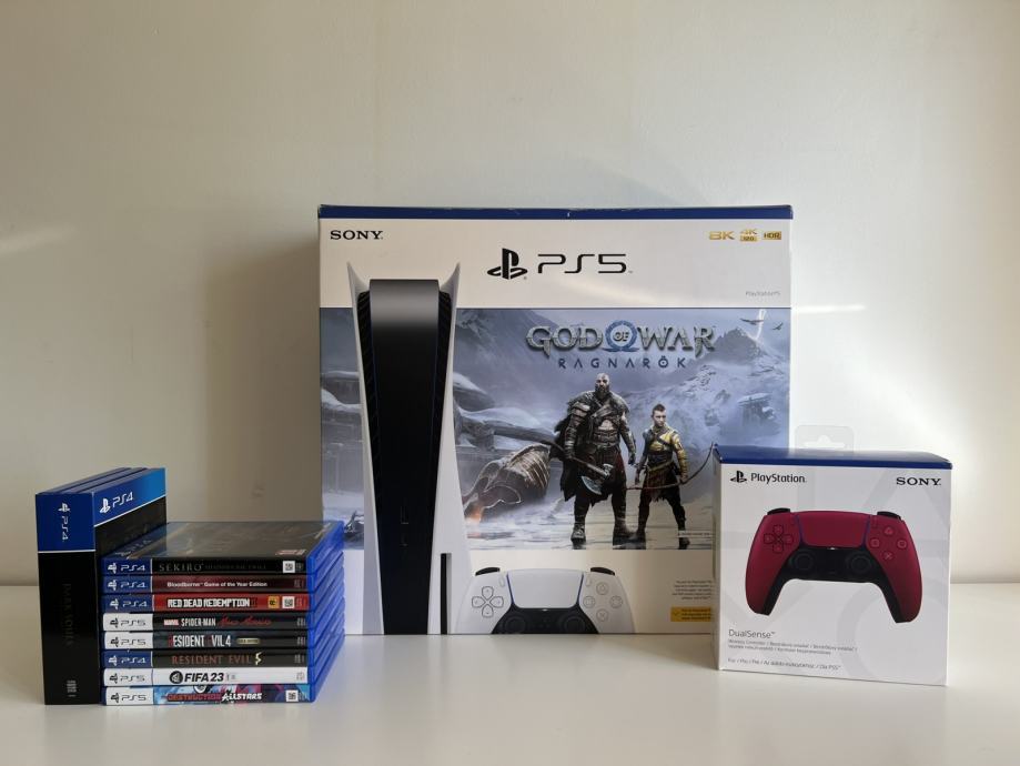 Sony PlayStation 5, 1 kontroler + 11 igrica (fiksna cijena)