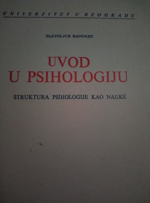 Uvod u psihologiju, Slavoljub Radonjić