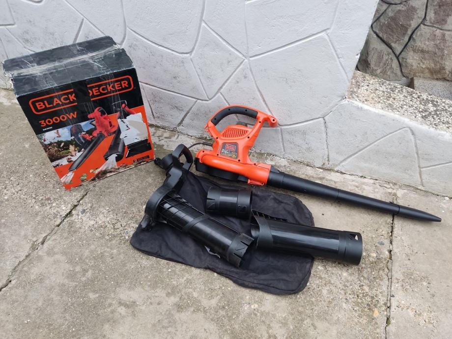 Black And Decker Gw3030 Type2 Puhačusisavač Lišća 3000w Novo 2460