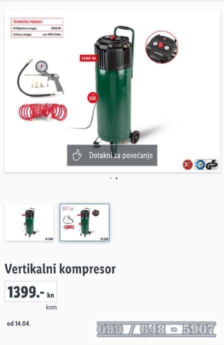 Parkside Kompressor Vertikal Pvko B Bar L