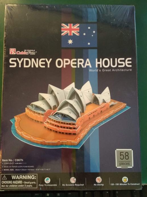 NOVA 3D PUZZLE SLAGALICA SYDNEY OPERA HOUSE