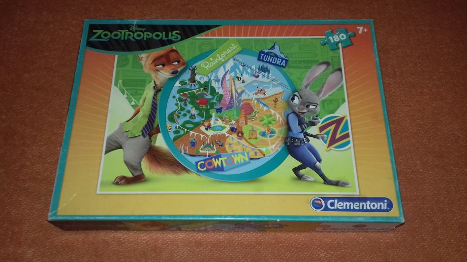 Disney Clementoni Zootopia puzzle - 180 dijelova