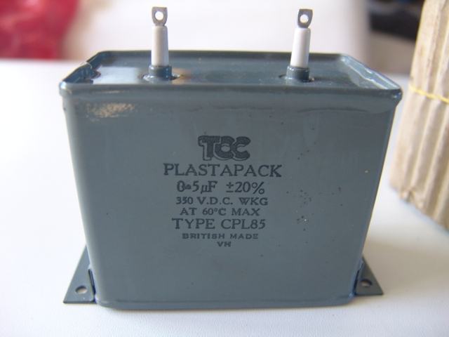 ** DVA Kondenzatora "TCC" - 0,5uf/350V.D.C WKG TYPE CPL85 - povoljno**