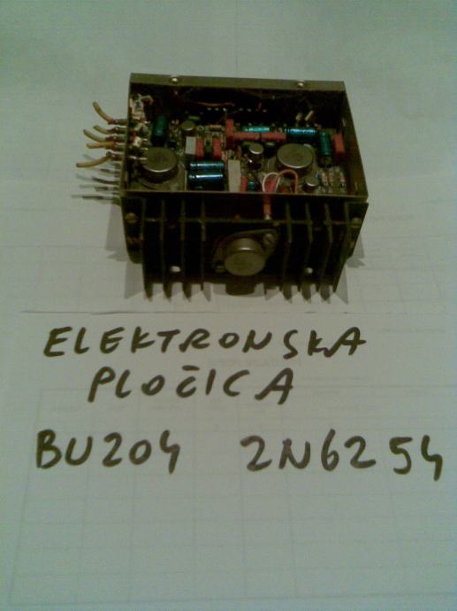 ELEKTRONSKA PLOČICA , SKLOP SA HLADNJAKOM  BU204  2N6254