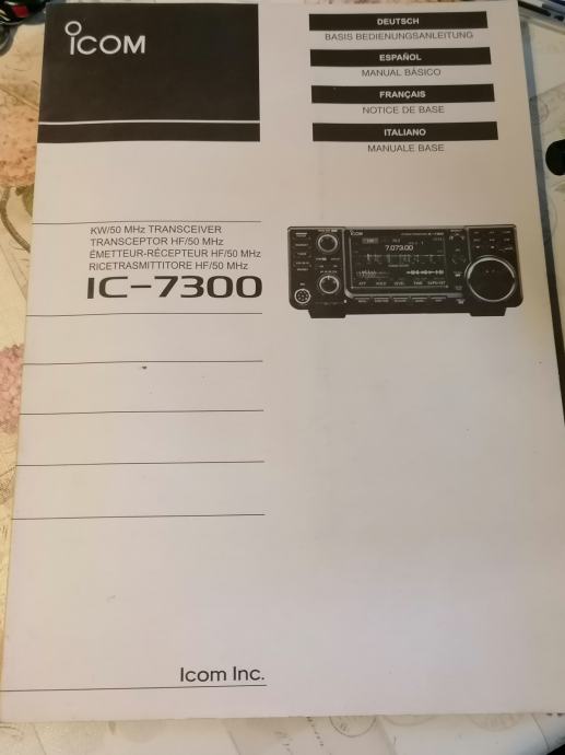 Knjiga Manual za 7300.