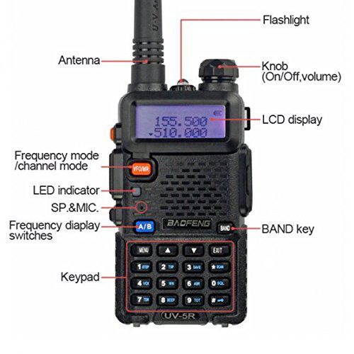 Ručna radio stanica Walkie-Talkie - Baofeng UV5R - 2 komada