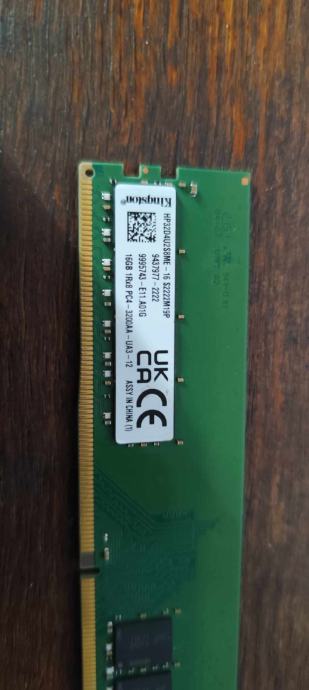 16GB DDR4-3200 (1600 MHz) Kingston