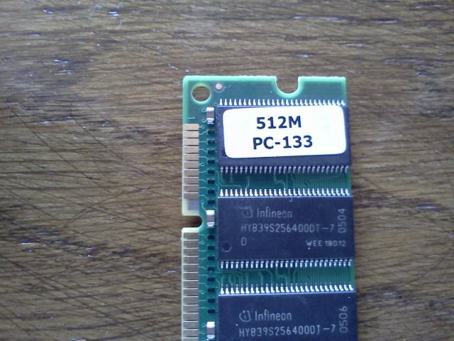 512 pc 100-133 mhz x 2kom sdram za stari kompjuter stolni