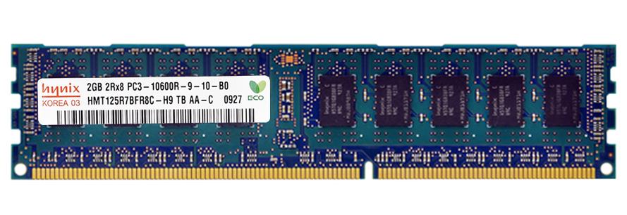 6x2GB(12GB) hynix 2Rx8 PC3-10600R HMT125R7BFR8C-H9 DDR3 ECC DIMM