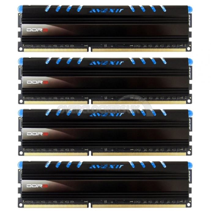 Avexir Core Series, blue LED, DDR4-2400, CL16 -  16 GB Kit