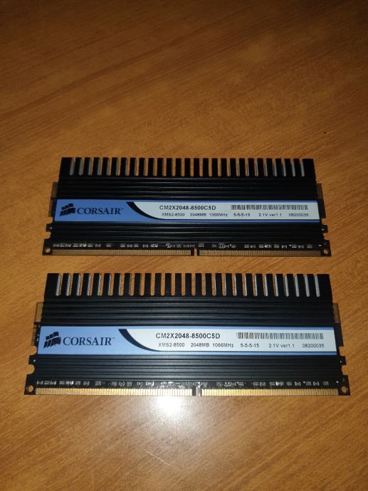 Corsair DDR2 1066 MHz 2x2GB