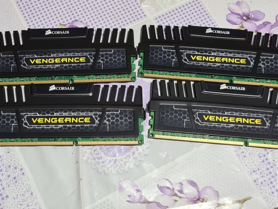 CORSAIR ddr3 16gb 1600mhz 4x4gb pc3-12800u