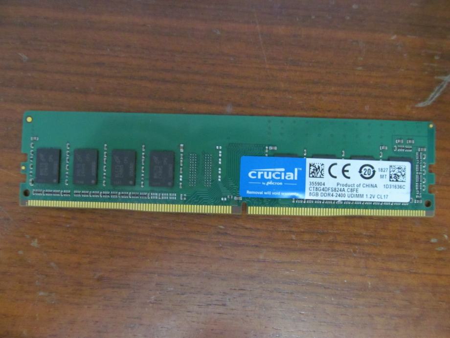 CRUCIAL 8 GB DDR4 2400 MHz - za stolna računala