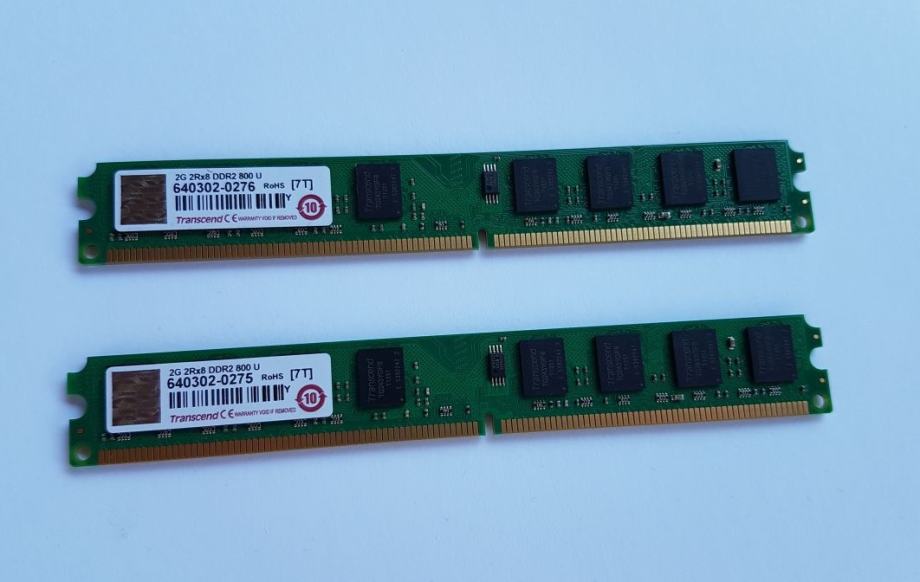 DDR2 4GB (2x2GB) 800 MHz Transcend