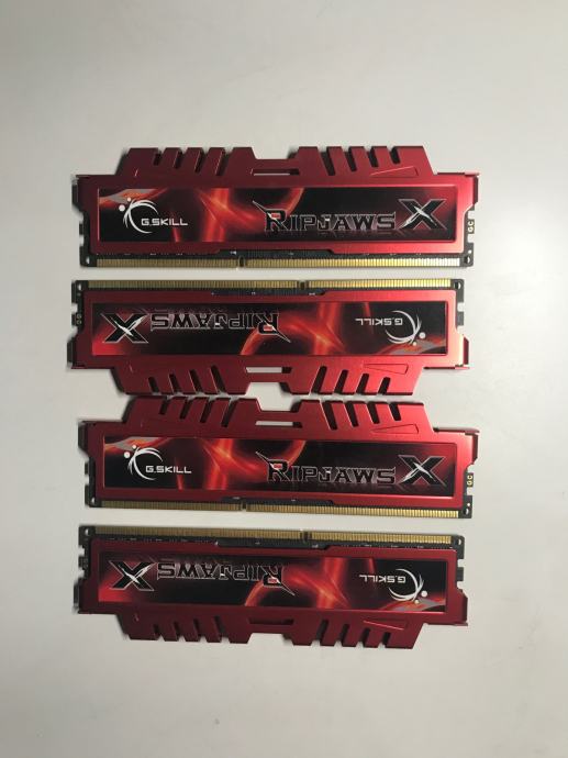 DDR3 G.Skill RipJaws-X F3-12800CL10Q-32GBXL (4x8GB)