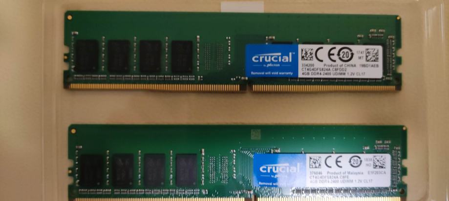DDR4 8GB, 2400 mhz
