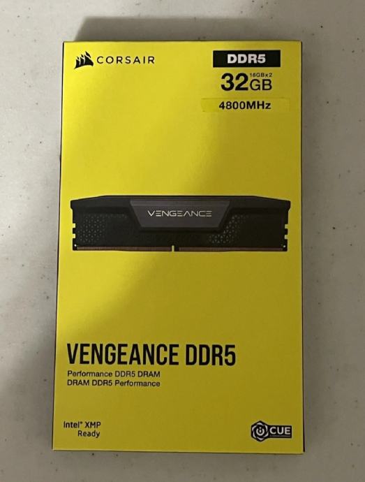 DDR5! CORSAIR VENGANCE 2X16GB 4800MHZ