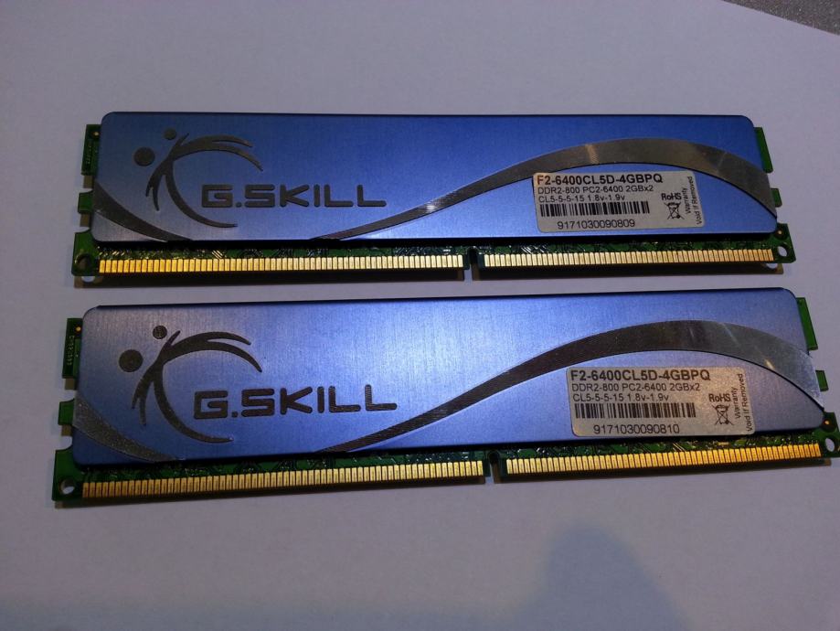 G.SKILL 4GB (2 x 2GB) 240-Pin DDR2 800MHz