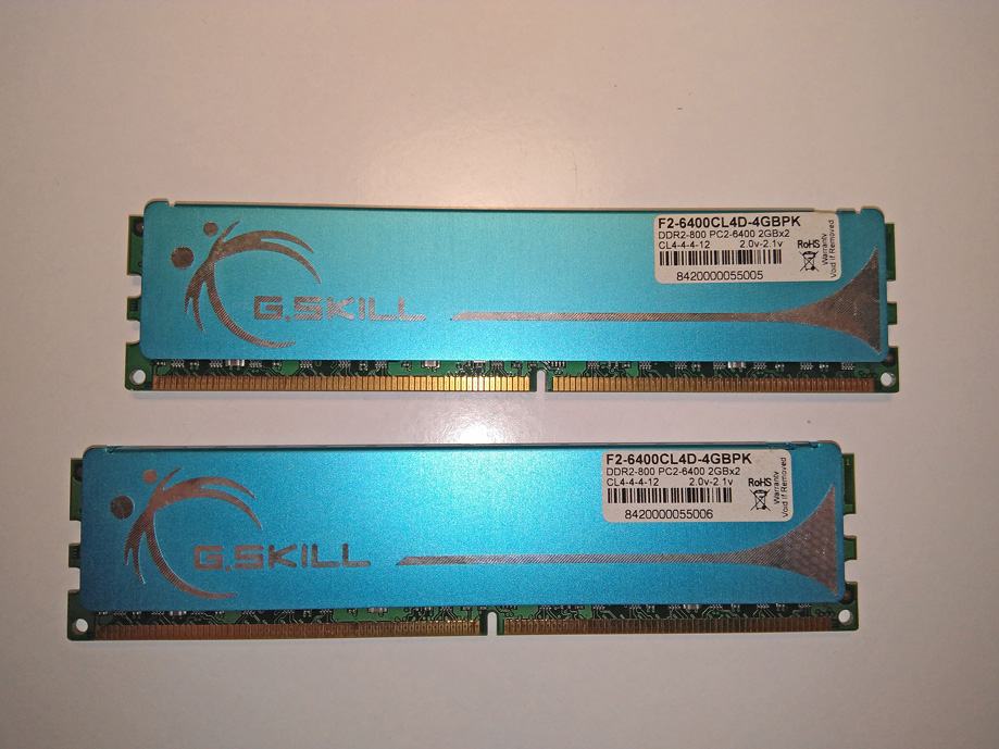 G.SKILL 4GB (2x2GB) DDR2 800MHz