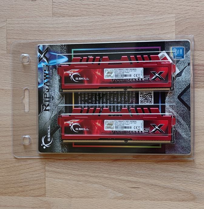 16GB G.SKILL RipjawsX F3-12800CL10D-16GBXL