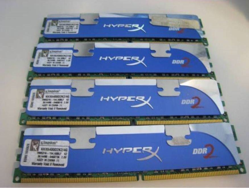 Kingston HyperX DDR2 800MHz KHX6400D2K2 4G kit 4x2Gb