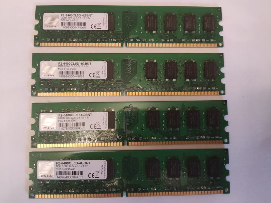 MEMORIJA DDR2 G SKILL 8GB 800MHZ