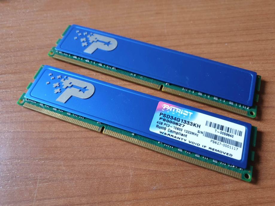 Patriot DDR3 4GB (2x2GB KIT)