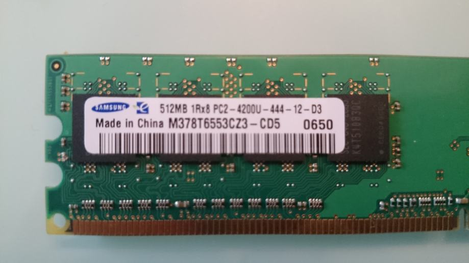 Radna memorija DDR2 512mb Samsung