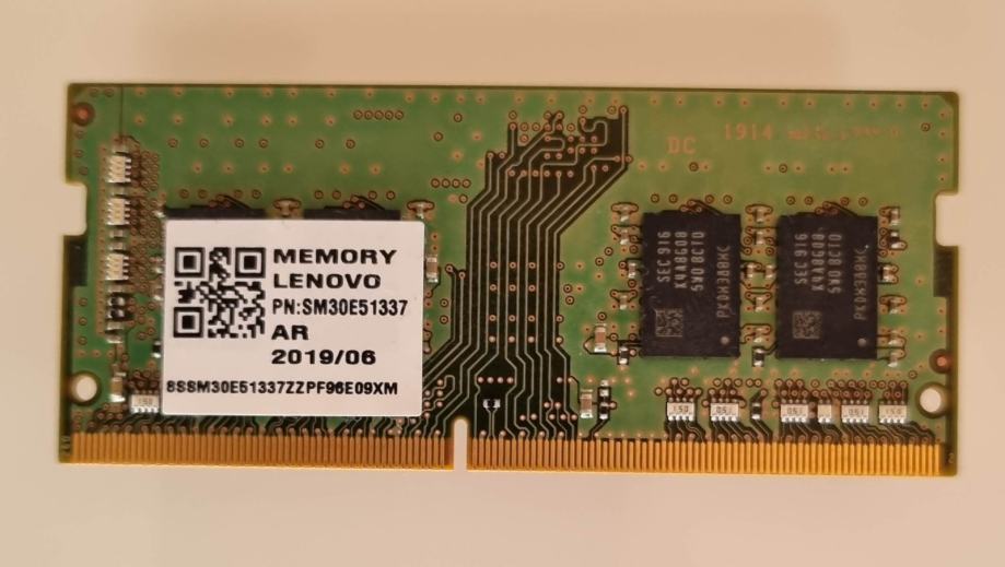 RAM 8GB, Samsung DDR4 2666 MHz, SODIMM